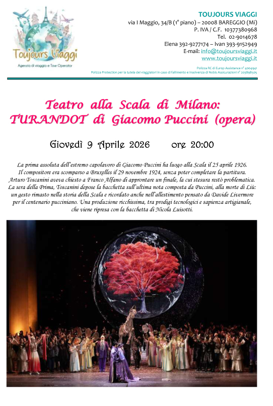 Turandot - Teatro alla Scala di Milano